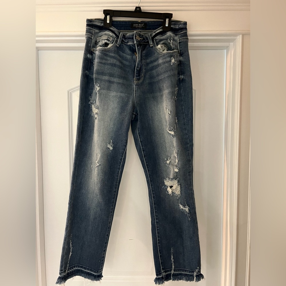 Judy Blue straight cropped jeans 9/29 NEW
